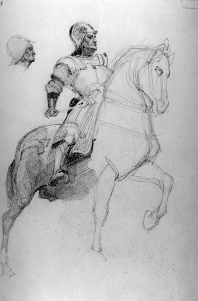 Study of the Colleoni Monument, Venice by Richard Parkes Bonington